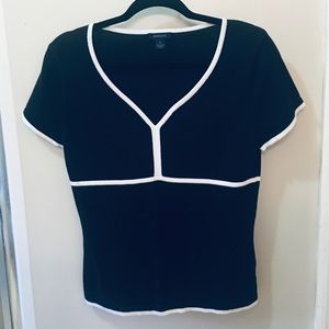 Cotton V-Neck Blouse